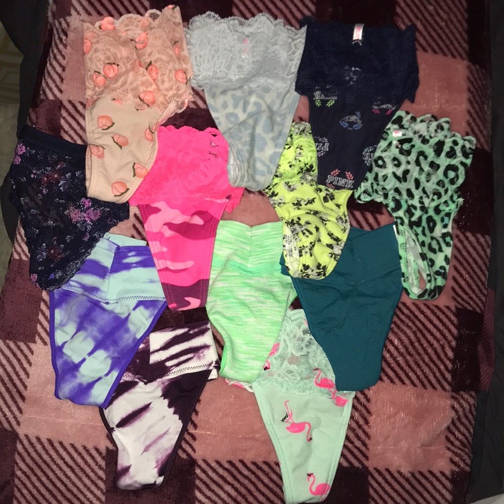 VS pink thongs all size Xs